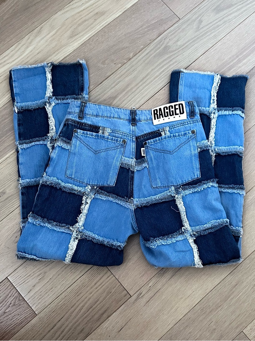 Patchwork Ragged jeans